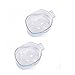 Tinksky Nail Art Soak Bowl Nail Art Manicure Care Soak Bowl Tray Polish Remover - 2pcs (Clear)