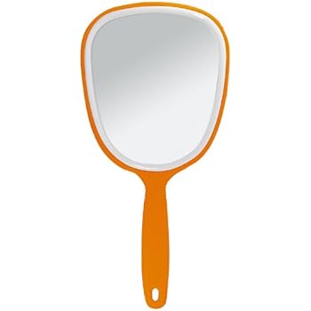 Jourbon Holzspiegel Holz Spiegel Rund Handspiegel Kosmetikspiegel