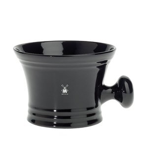 Muhle Black Porcelain Shaving Mug