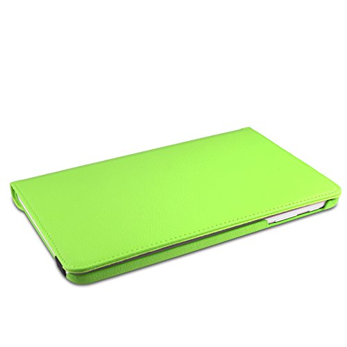 Infiland Samsung Galaxy Tab E 9.6 Hülle Case – PU Ledertasche lederhülle 360° Drehbarer Stand Cover Case Schutzhülle Tasche Etui für Samsung Galaxy Tab E T560N / T561N 24,3 cm (9,6 Zoll) Tablet-PC(Grün) - 6