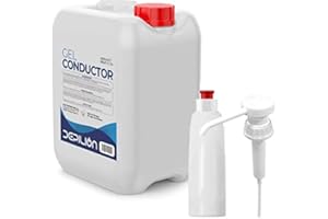 DEPILION Gel de ultrasonidos 5 litros con dosificador y Bote / 5l Garrafas Gel Conductor Laser, Cavitacion, IPL