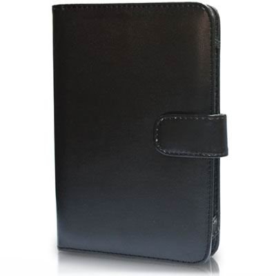 Book Style PU Leather Case Cover for Amazon Kindle 3 3rd - Black
