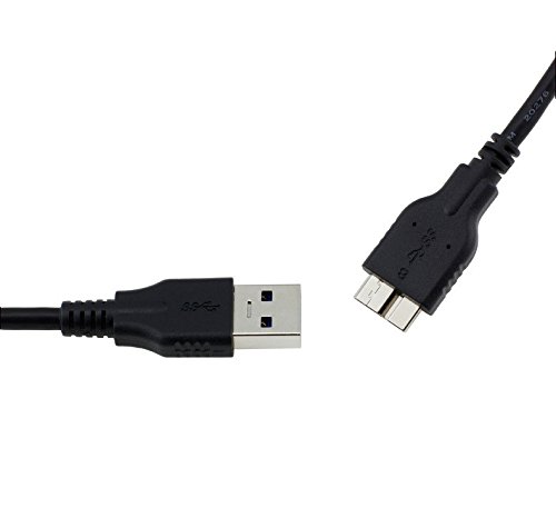 LuckyNV Micro B USB 3.0 Kabel f¨¹r WD Passport Ultra Meta Elemente Seagate Backup Plus Erweiterung Samsung M3 Portable SONY 1.5M - 2