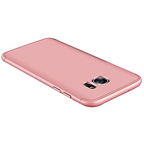 Vanki Galaxy S7 Edge hülle, 360 Grad Komplettschutz 3 in 1 Ultra Dünner PC Schutzhülle Case Cover Anti-Scratch Handyhülle für Samsung Galaxy S7 Edge (Samsung Galaxy S7 Edge, Rosa) Vanki Galaxy S7 Edge hülle, 360 Grad Komplettschutz 3 in 1 Ultra Dünner PC Schutzhülle Case Cover Anti-Scratch Handyhülle für Samsung Galaxy S7 Edge (Samsung Galaxy S7 Edge, Rosa)