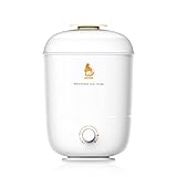 【EINFACHES SYSTEM】Fügen Sie einfach Wasser zur Unterseite hinzu, laden Sie das Zahnstange und drehen Sie den Knopf, um den Modus zu wählen, wie Sie benötigen. Es wird automatisch abgeschaltet, wenn es fertig ist, frei von der Verfolgung der Sterilisier- und Trocknungszeiten.