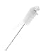 13.8" Long Nylon Bristle Stainless Steel Handle Test Tube Cleaning Brush