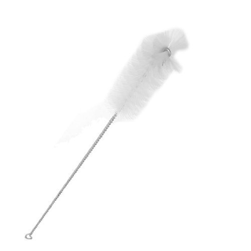 13.8" Long Nylon Bristle Stainless Steel Handle Test Tube Cleaning Brush