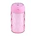 Produktbild LIOOBO Tragbare luftbefeuchter kristall licht Mini luftverteiler Bunte licht multifunktions Nebel luftbefeuchter für Auto Office Home Keine Lichter oder Fans (rosa)