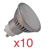 led gu10 7w 3000k Equivalente a 65 w tradicional
