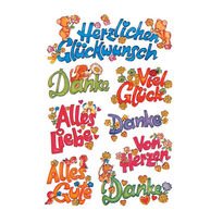 Preisvergleich Produktbild Herma Sticker Decor Glckwnsche