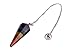 7 Chakra Banded Healing Reiki Metaphysical Stone Carving Multi Colored Pagan Pendulum Chain RS.350.00
