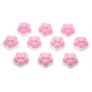 Bee Beautiful 50 X 10g Handmade Mini Flower Bath Bombs (Strawberries & Cream (Strawberry & Vanilla))
