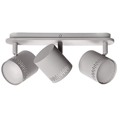 Preisvergleich Produktbild Brilliant Cavi Spotbalken, 3-flammig, Metall, 15 W, Sand / hell grau