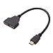 Produktbild babysbreath17 HD 1 Stecker auf Dual-HD 2-Buchse Splitter-Kabel-Konverter-Video-Adapter HD Switch für PC anzeigen