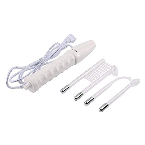yosoo Portable Alta frecuencia Electroterapia varillas Electroterapia Instrumento acné Beauty Instrumento Electroterapia peine Adecuado para acné tipo piel y belleza cuidado 220 V/50Hz/10 W