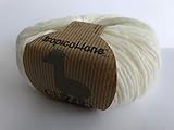 Agujas: 3,5 - 4,5 mm. Ovillo de lana de alpaca CUZCO, 50% lana, 27% alpaca, 18% acrílico, 5% mohair