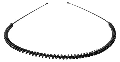 Buy Anokhi Ada Spiral Black Metal Hair Band For Men And Women Hab
