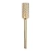 MAKARTT® 10 pcs Carbide Nail Drill Bit Pedicure Middle Electric Drill Bits Nail File Gold for Nail Art Tools Accessory