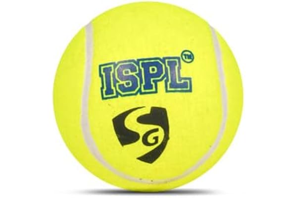 SG ISPL Swing Ball Tennis Tape Ball for Training, Practice, and Fun Lightweight, Durable & Ideal for All Ages