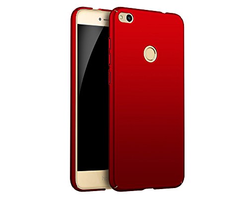 EIISSION Huawei P8 Lite (2017) Custodia,Ultra sottile che cade superficie protettiva opaca Custodia per Huawei P8 Lite (2017) smartphone ,Rosso