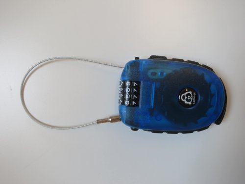 Lock-Vogel 120cm Aufroll-Kabelschloss (Zahlen-Sicherheitsschloss) - 3