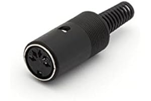 VELLEMAN FICHE DIN FEMELLE NOIRE 5 BROCHES