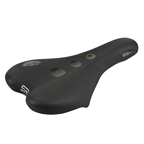 Fischer Trekking-Sattel Visual Gel, Schwarz, Uni