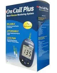 SF ONCALL PLUS GLUCOMETER WITH 10 STRIPS