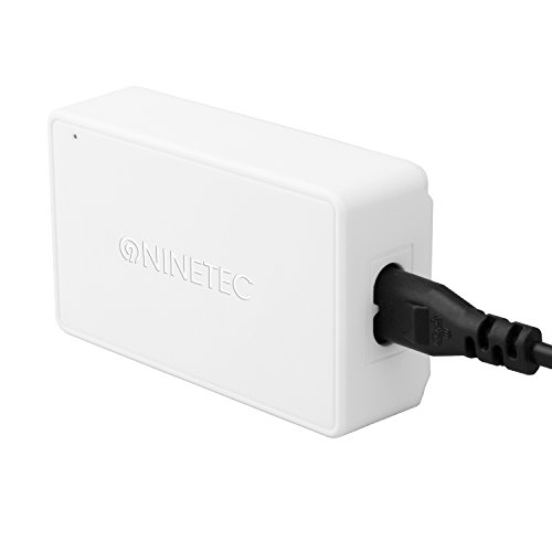 NINETEC 27 Watt 5-Port USB Universal Ladegerät Netzteil SmartIQ Technologie White - 2