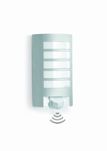 Steinel Sensor-Außenleuchte L 12, Design-Wandleuchte mit 180° Bewegungssensor und 10 m Reichweite, wetterfeste Alu-Blende, E 27 Fassung, Max. 60 Watt, 657918 - 3