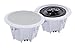Price comparison product image e-audio 2-Way Round Ceiling Speakers With Twin Offset Tweeters 5.25'' 40W 8 ohm