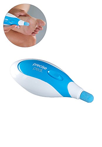 Precise Pedi Foot Exfoliator - Battery Operated Pedicure Tool - As Seen on High Street TV