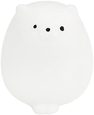 Cute Mochi Squishy Cat Rabbit Toy Squeezable Squishy Stress Relief Toy ,YannerrDoll Slow Rising Soft Pinch StressReliever Kid Toy Phone Charm(Random Color) (White(Cat ))