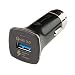 Produktbild tecnan Quick Charge QC 3.0 Auto Ladegerät KFZ USB 3,0A Schnell-Lader Autoadapter Stecker Ladeadapter für Samsung S7 S8 S9 Note 8, 9, iPhone X XS Max, HTC, Huawei, Powerbank [Schwarz]