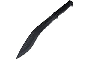 TKWSER Polypropylene Safe Blunt Indestructible Martial Arts Training Equipment Kukri with Round Handle and Flame Design with Perfect Weight for Realistic Practice and Kata*