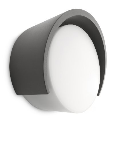 Philips myGarden Wandaussenleuchte Parasola, 20W energiesparend, anthrazit, 172529316 - 3