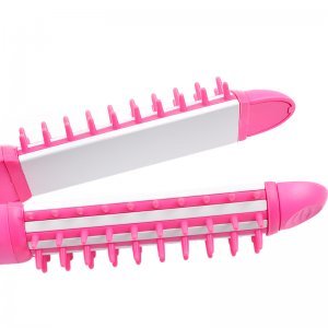 Denshine Hair Brush Straightener Flat Iron Hair Curling Tongs Curler Machine