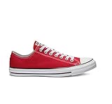 Unisex Converse Unisex-Erwachsene Chuck Taylor All Star-Ox Low-Top Sneakers, Rot (Rot/Rot), 38 EU