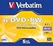 Produktbild Verbatim DVD+RW Jewel Case 4.7 GB Inh. 5 Stk VE5