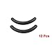 SODIAL(R) 12 Pcs Black Rubber Makeup Tool Eyelash Curler Replacement Pads for Lady