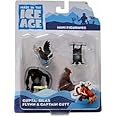 Di Ice Age Continental Drift Small Action Figures set ;­ Gupta, Silas, Flynn, & Captain Gutt, Multicoloured