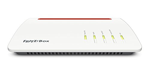 AVM FRITZ!Box 7590 International, Modem Router VDSL, ADSL2+, 4x4 WiFi AC con MU-MIMO (1733 Mbps en 5 GHz y 800 Mbps en 2,4 GHz), 1 x WAN Gigabit, 4 x LAN Gigabit, 2 x USB 3.0, Interfaz en Español
