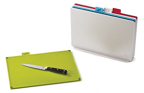 Joseph Joseph 60134 Index Schneidebrett, 4er Set groß, Kunststoff, silber, 34.6 x 8.30 x 27.3 cm, 4 Einheiten - 7