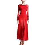 Großartig zum Tanzen - Einfach und elegant, großartig für jeden Stil von Ballsaal, Walzer, Tango, Zumba. Es flackert wunderschön auf, wenn Sie sich drehen und die Galetten bei jeder Bewegung kräuseln