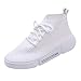 Produktbild OYSOHE Damen Laufschuhe, Mädchen Mesh Atmungsaktive Runde Toe Freizeitschuhe Lace-up Turnschuhe