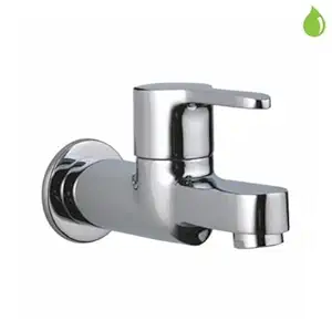 Jaquar Fusion Brass Bib Cock with Wall Flange (Chrome)
