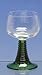 Produktbild Luminarc 2 Stück Weinrömer mit grünem Fuß 0,250l