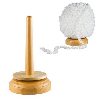 Wood Yarn Holder With Twirling Mechanism by CCV Inc.