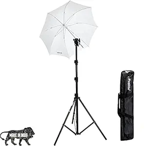 Prolite Studio Setup Kit with 9 ft Light Stand, Umbrella/B4/Flash Clamp, Umbrella & Bag for Photography & Videography