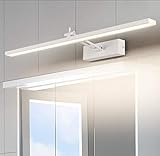 IP44 bain plateau monté miroir paredLuz LED Lampe de salle de bains lampe mur de la salle de la paroi miroir plan 2700K lumière blanche surface neutre de maquillage de lumière monté,Blanc,14W/60CM
